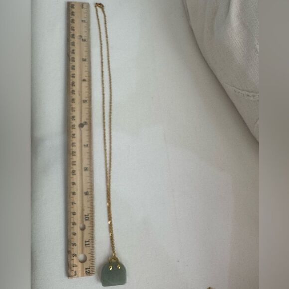 Genuine Aventurine Handbag Pendant - Picture 4 of 6